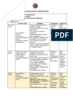 Planificación Septiembre Lenguaje 5°A