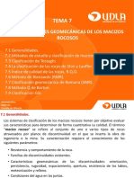 Clasificaciones Geomecánicas de Los Macizos Rocosos I