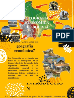 GEOGRAFÍA ECONÓMICA BOLIVIA