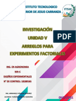 Arreglos para Experimentos Factoriales