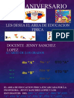 Collage de La Profesora de Educación Física Por Aniversario de La Institución.