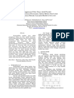 Penggunaan Filter Daya Aktif Paralel Untuk Kompensasi Harmonisa Akibat Beban Non Linier Menggunakan Metode Cascaded Multilevel Inverter