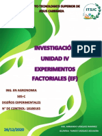 Experimentos Factoriales (Ef)