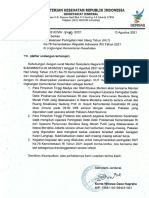 Surat Peringatan HUT Ke-76 Kemerdekaan RI