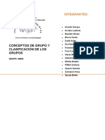 Conceptos y Clasificacion de Grupos Abril