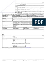 BM1918 Syllabus and Course Outline