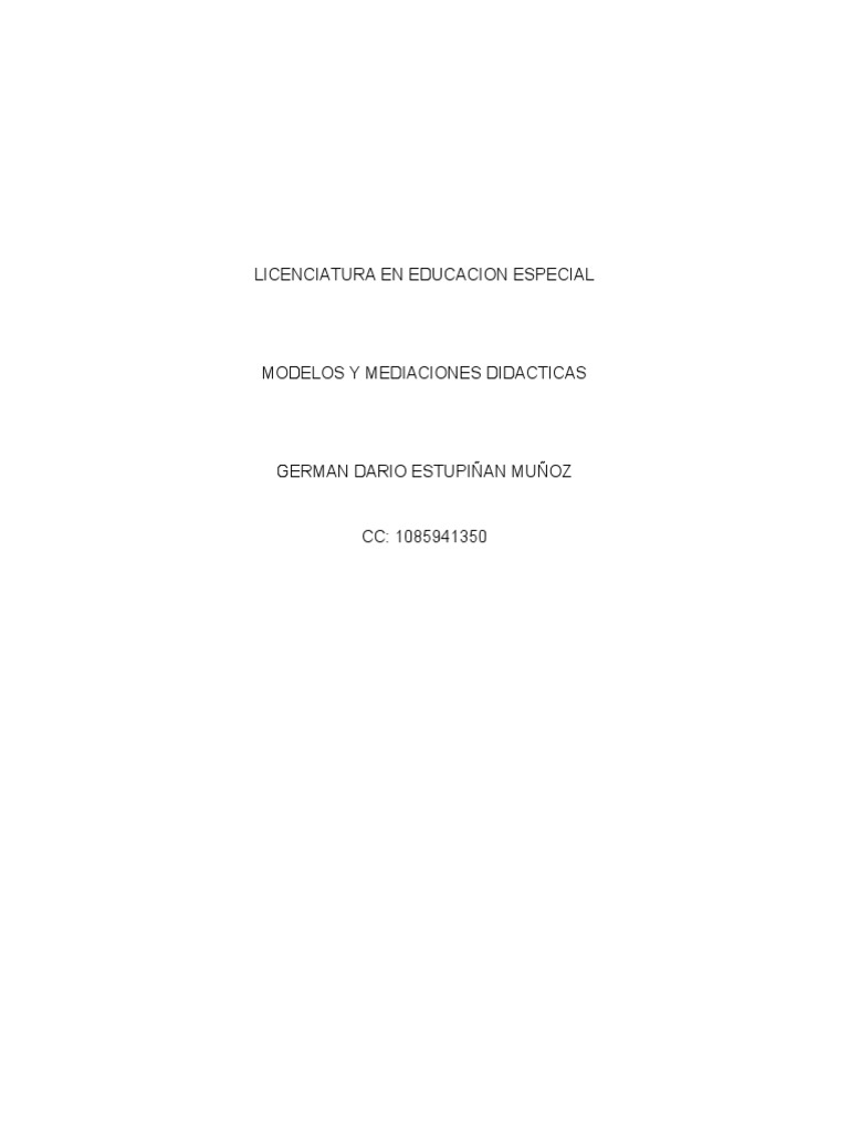 Licenciatura en Educacion Especial | PDF | Plan de estudios | Educación ...