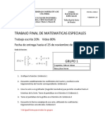 Trabajo Final de Matematicas Especiales 3697 Ucc