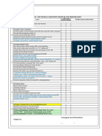 Cecklist Pernefri (Pre Training)