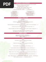 Final Menu