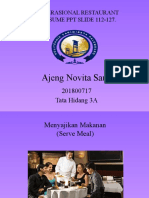 Ajeng Novita Sari: Tugas Operasional Restaurant Meresume PPT Slide 112-127