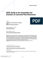 IEEE Guide To The Assembly and Erection of Concrete Pole Structures