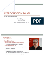 Comp4010 Lecture1-Introduction To XR