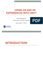 Developing AR and VR Experiences With Unity