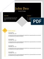 John Deo: Education