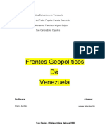 Frentes Geopoliticos de Venezuela