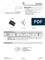 2DA1213O/Y: 50V PNP Power Switching Transistor in Sot89