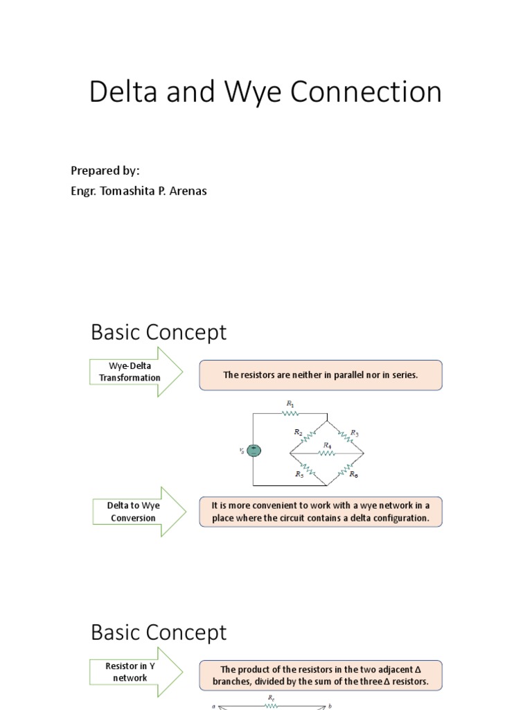 Delta-Wye Transformation Guide | PDF