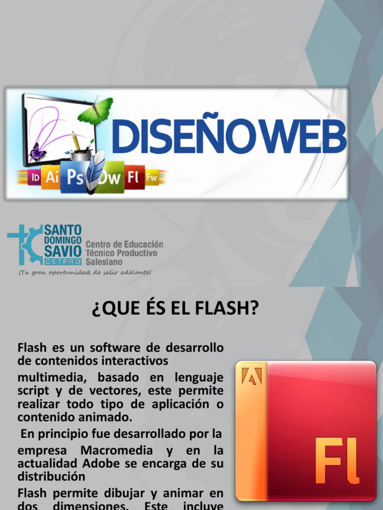 CLASE 01 Flash | PDF | Adobe Flash | Desarrollo de software