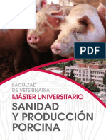 Sanidad Y Producción Porcina: Máster Universitario