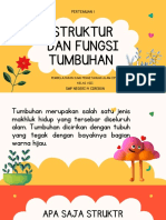 Struktur Dan Fungsi Tumbuhan - Pertemuan 1 - Kelas Viii