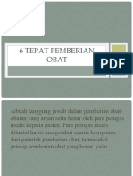 6 tepat pemberian obat