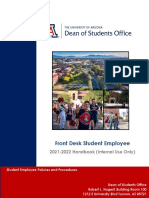 2021-2022 Student Worker Training Manual