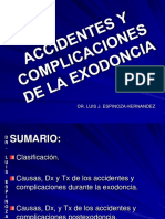 ACCIDENTES Y COMPLICACIONES DE LA EXODONCIA II-2021