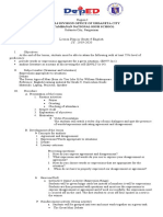 Lesson Plan in Grade-9 English SY: 2019-2020: Schools Division Office of Urdaneta City Cayambanan National High School