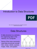 Introduction To Data Structures: Datastructureslistsarrays