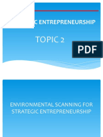 Ch2 Environmental Scanning For Strategic Entrepreneurship