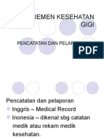 Menkesgi Pencatatan Pelaporan