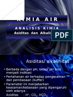 Kimia Air: Analisis Kimia Asiditas Dan Alkalinitas