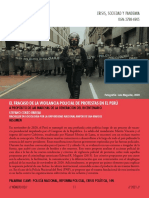 El Fracaso de La Vigilancia Policial de Protestas en El Perú - Stefano Corzo - FractualN2