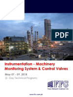 Instrumentation - Machinery Monitoring System & Control Valves