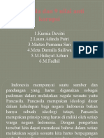 Pancasila Dan 9 Nilai Anti Korupsi Kel.4