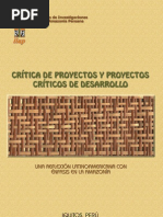 Critica de Proyectos y Proyectos Críticos de desarrollo-IIAP-2004