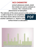 Surface Chemistry