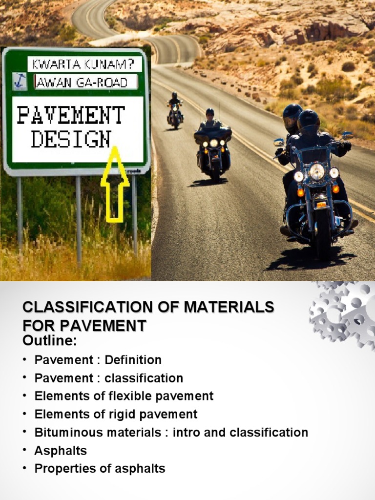 Pavement Materials Overview | PDF | Asphalt | Road Surface