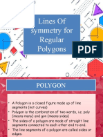 Lines of Symmetry For Regular Polygons