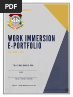 Work Immersion Guidelines and Regulations | PDF | Business