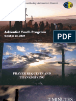 Adventist Youth Program: Bethel Seventh-Day Adventist Church
