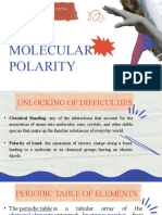 Molecular Polarity and Its Effects