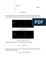 Analisis Transformasi Fourier