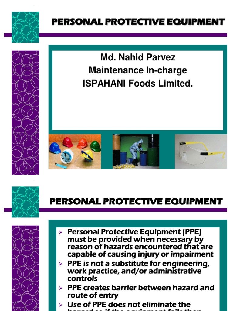 Ppe PP Descargar gratis PDF Personal Protective Equipment Employment