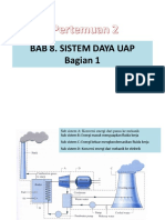 Pertemuan 2. BAB 8 SISTEM DAYA UAP Bagian 1