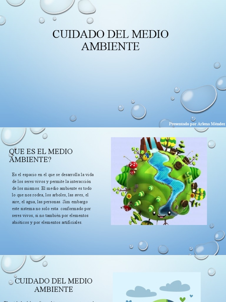 Cuidado del Medio Ambiente: Guía Práctica | PDF | Residuos | Agua