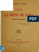 Le Roux. Chez la reine de Saba; chronique Éthiopienne. 1917.