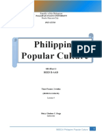 Philippine Popular Culture: Module 3: Filipino Komiks