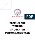 Reading and Writing PT